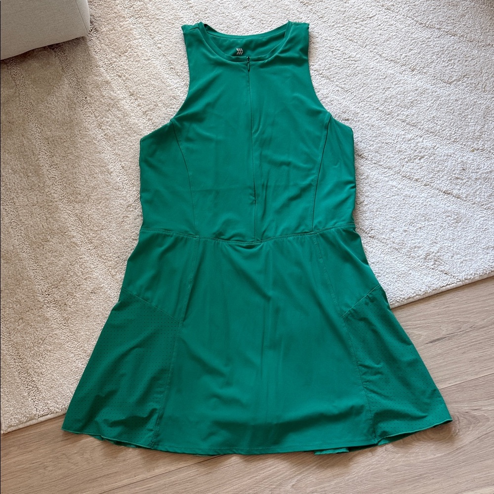 NWOT- All in Motion Green Workout Dress - Picture 2 of 13